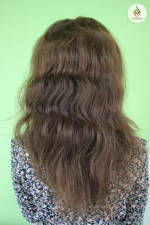 био протеиновое выпрямление волос (До)